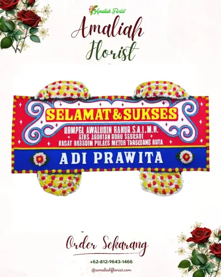 Papan Bunga Ucapan Selamat Sungai Pangeran